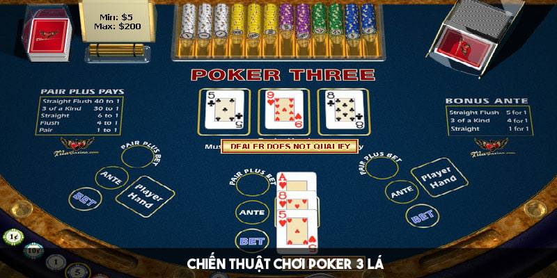 Gợi ý bí quyết chơi Poker 3 lá hiệu quả nên học hỏi